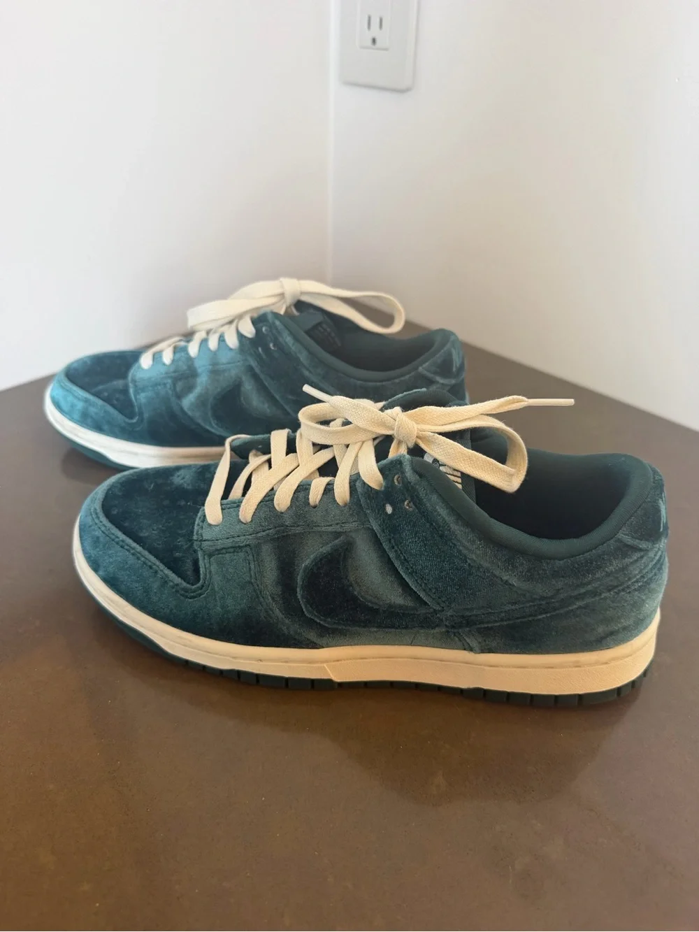 Women's Nike Teal Suede Low-Top Sneakers